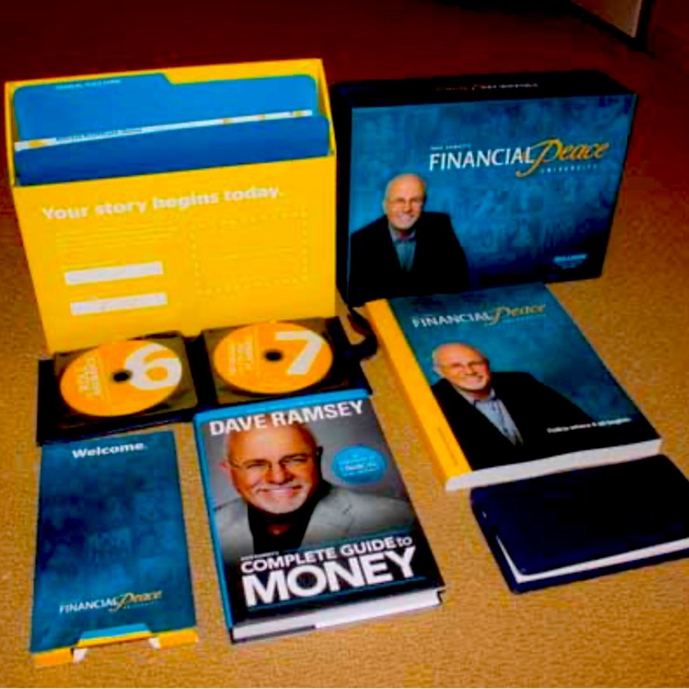 Dave Ramsey Financial Peace University Book, CD’s